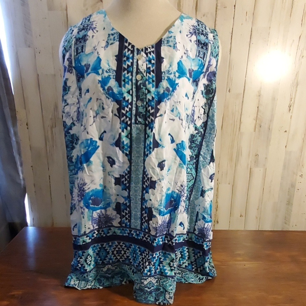 Womens printed tank top